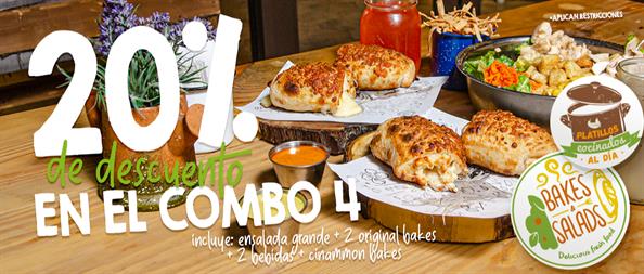De descuento en combo 4