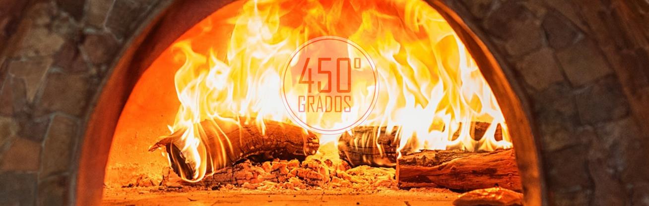 450 Grados Pizza a la Leña