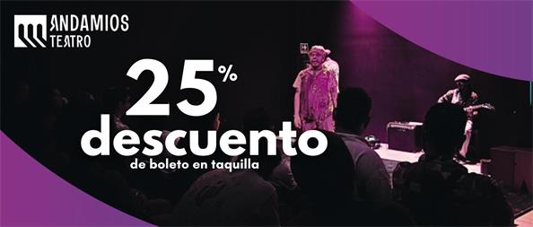 de descuento de boleto en taquilla