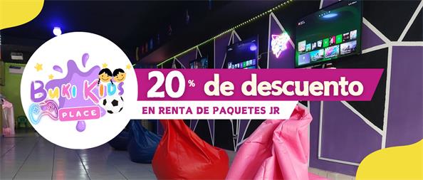 De descuento en paquetes JR.