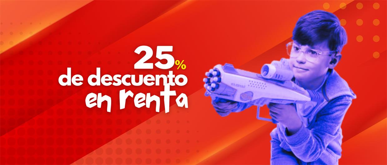 De descuento en renta.