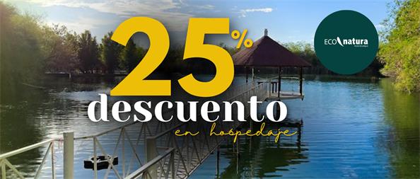 de descuento en hospedaje