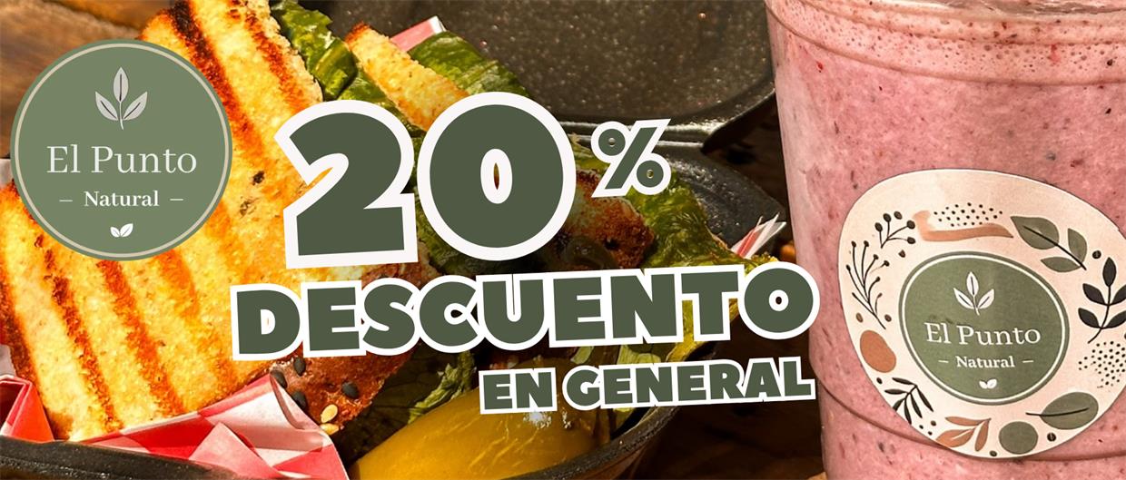 De descuento en consumo general