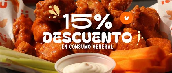 De descuento en consumo general.