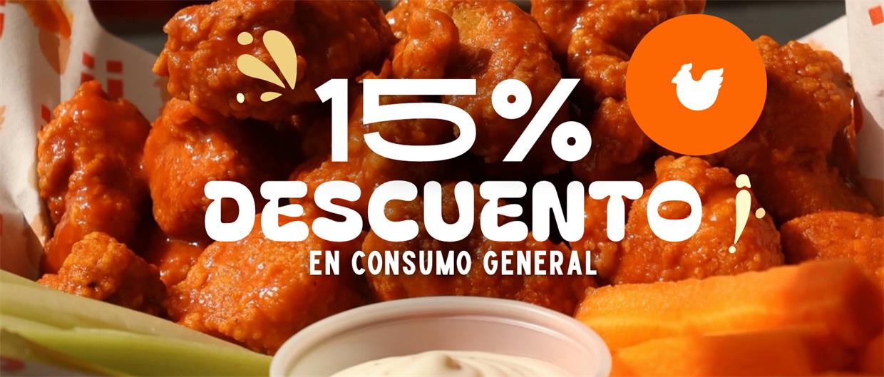 De descuento en consumo general.