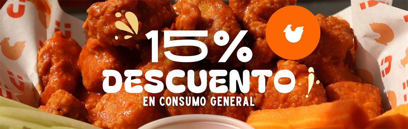 De descuento en consumo general.