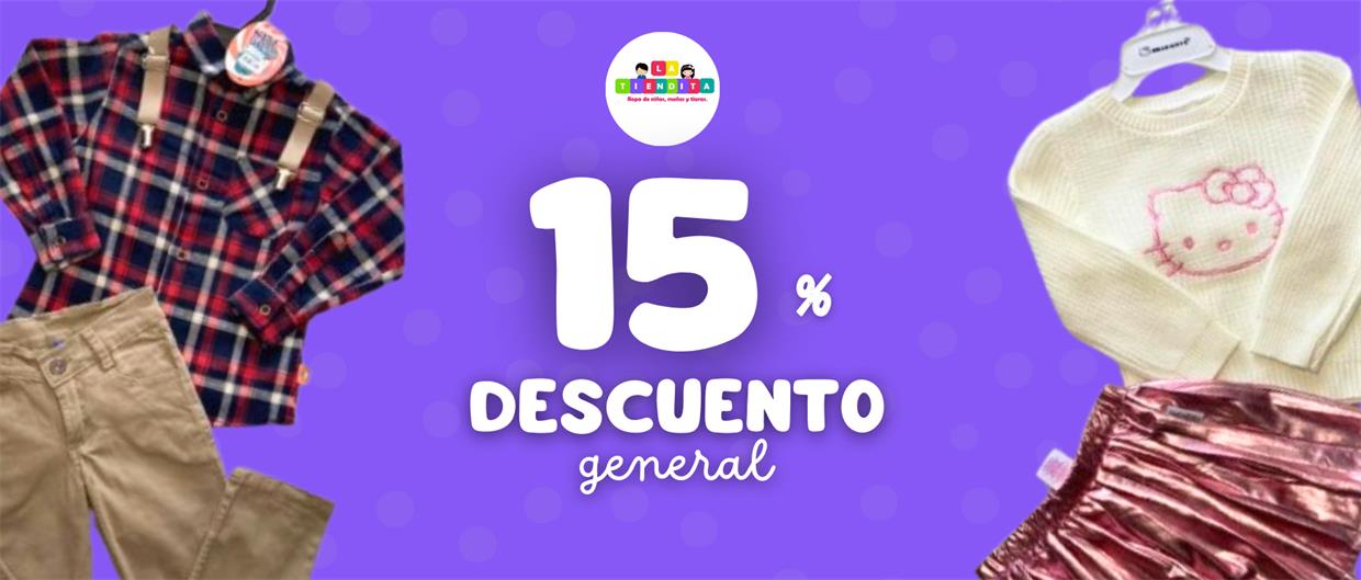 De descuento en consumo general.