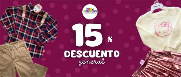 De descuento en consumo general.