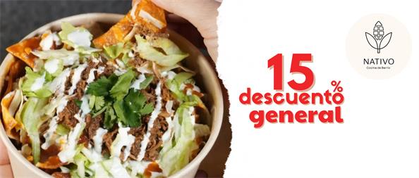 De descuento en consumo general.