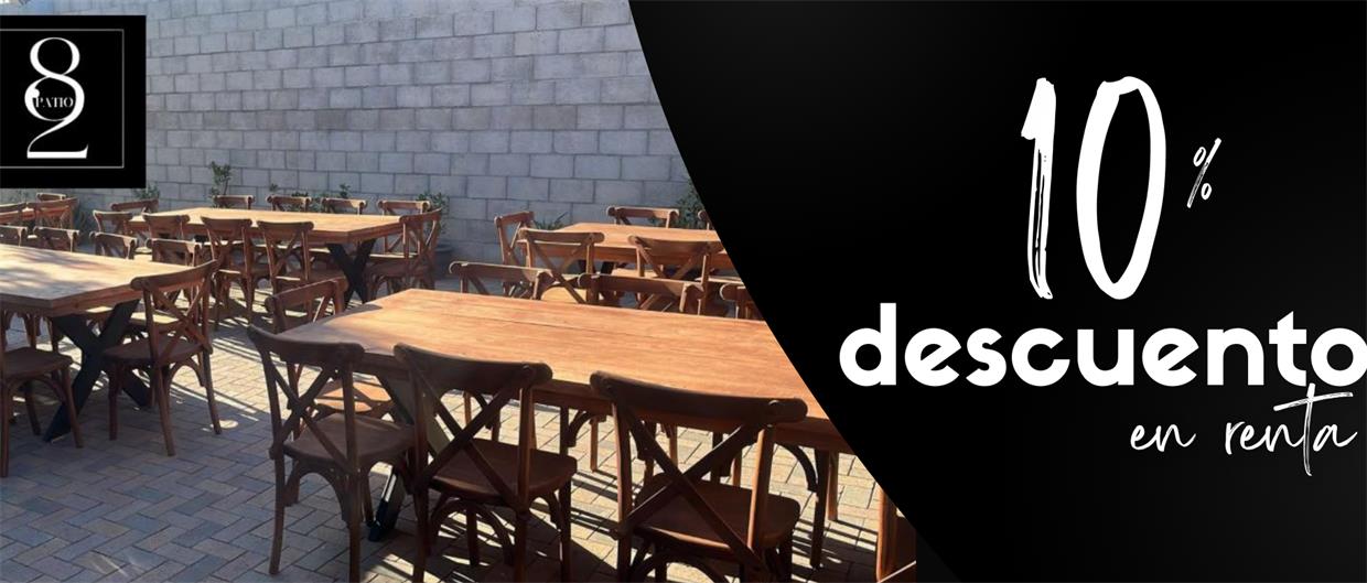 De descuento en renta.