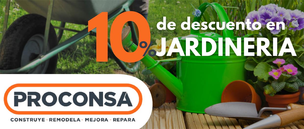 De descuento en jardinería