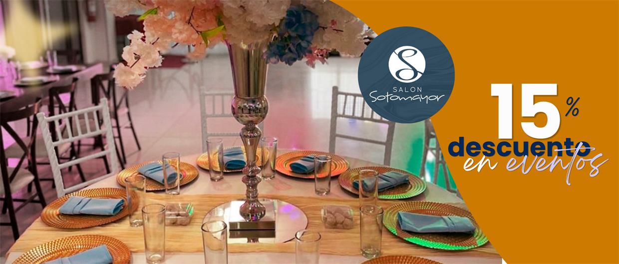 de descuento en eventos