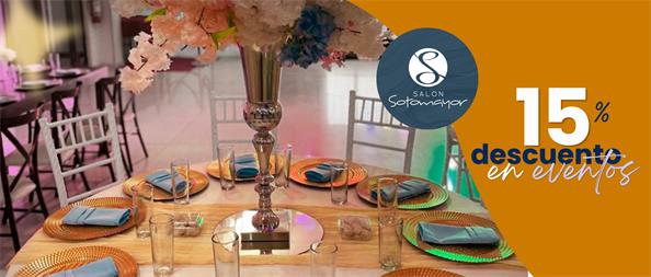 de descuento en eventos