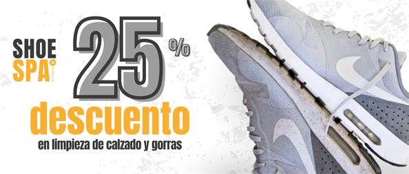 De descuento en limpieza de calzado y gorras