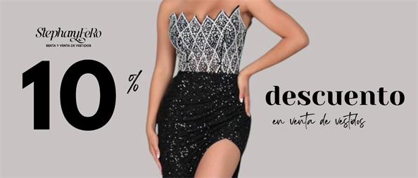 De descuento en venta de vestidos